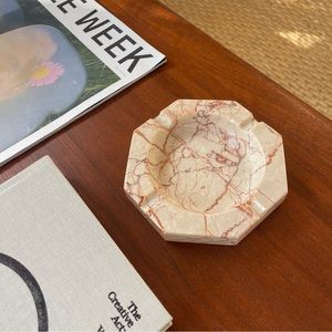 Stone catch-all dish ashtray